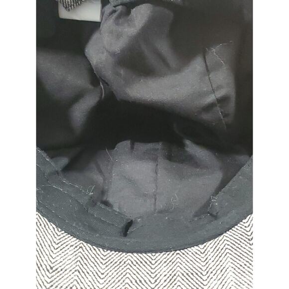 Mr Duck Erigaray Size Large Herringbone Cotton Linen Blend Newsboy Gatsby Cap - Picture 9 of 16